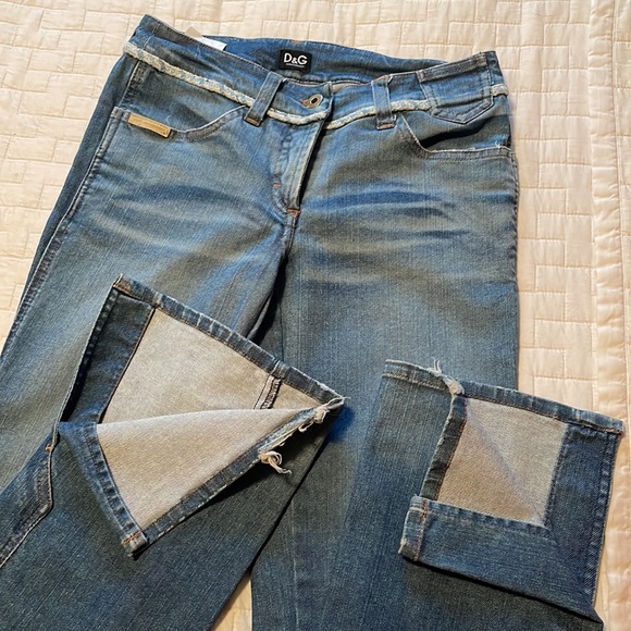 Authentic D&G Vintage Stretch Bell Bottom Jeans - Picture 6 of 8